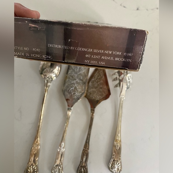 4Pcs Silver plated Hostess Serving Set By Paul Revere Silversmiths - Picture 5 of 12